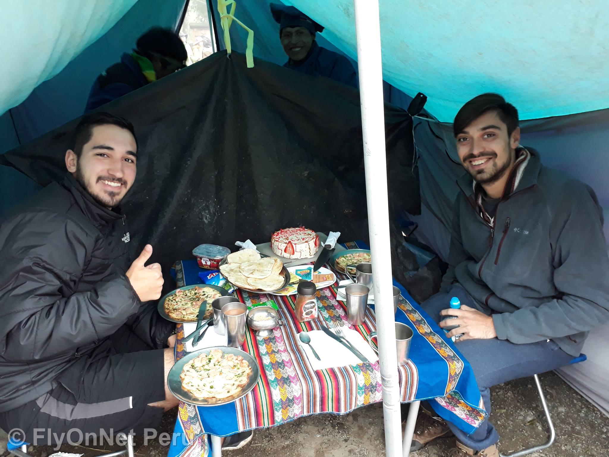 Álbum de fotos: Almuerzo durante el trek