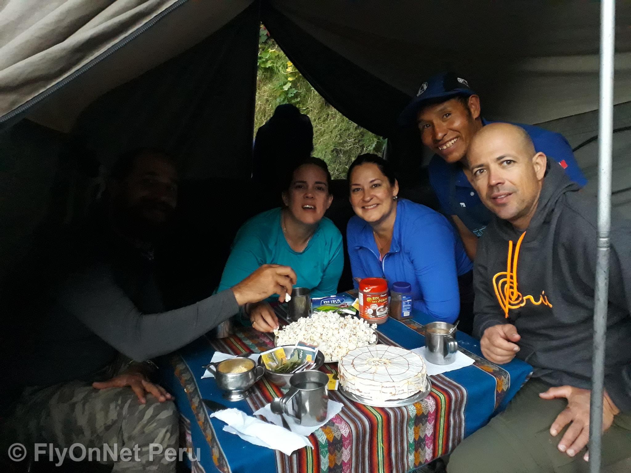 Álbum de fotos: Desayuno durante el trek