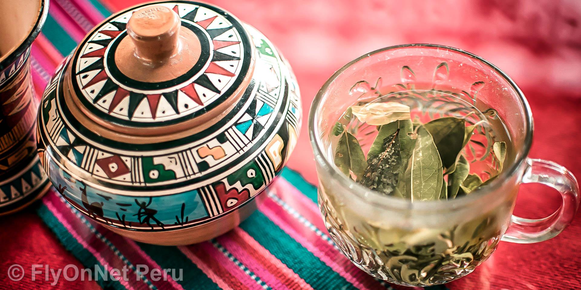 Álbum de fotos: Infusión de hojas de coca durante el trekking