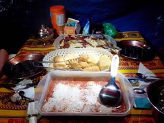 Comida durante el trek